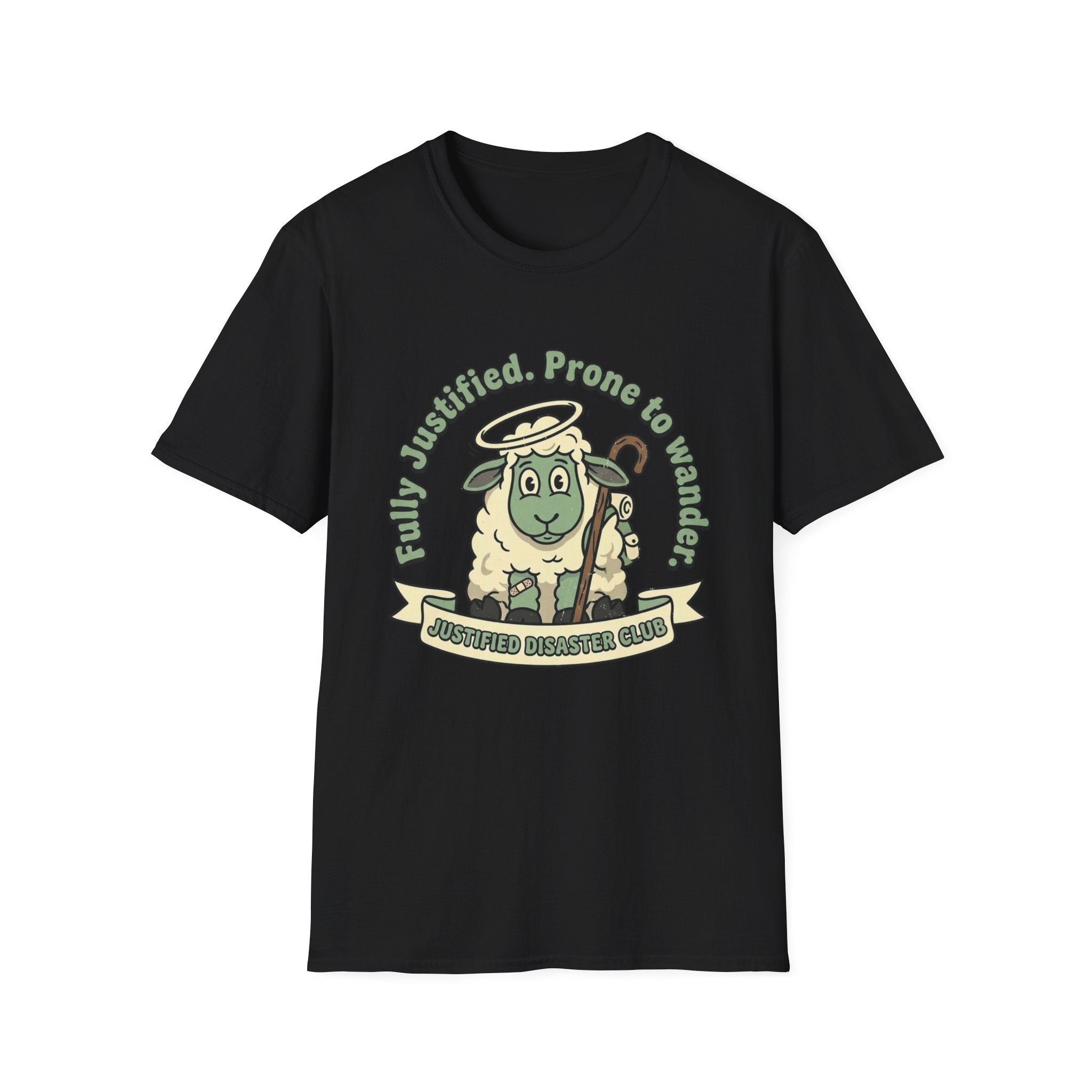 Fully Justified Prone to Wander Sheep T-Shirt
