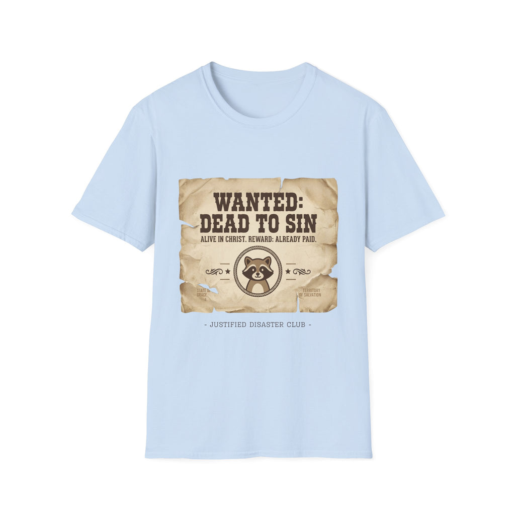 Wanted: Dead to Sin Racoon poster T-Shirt