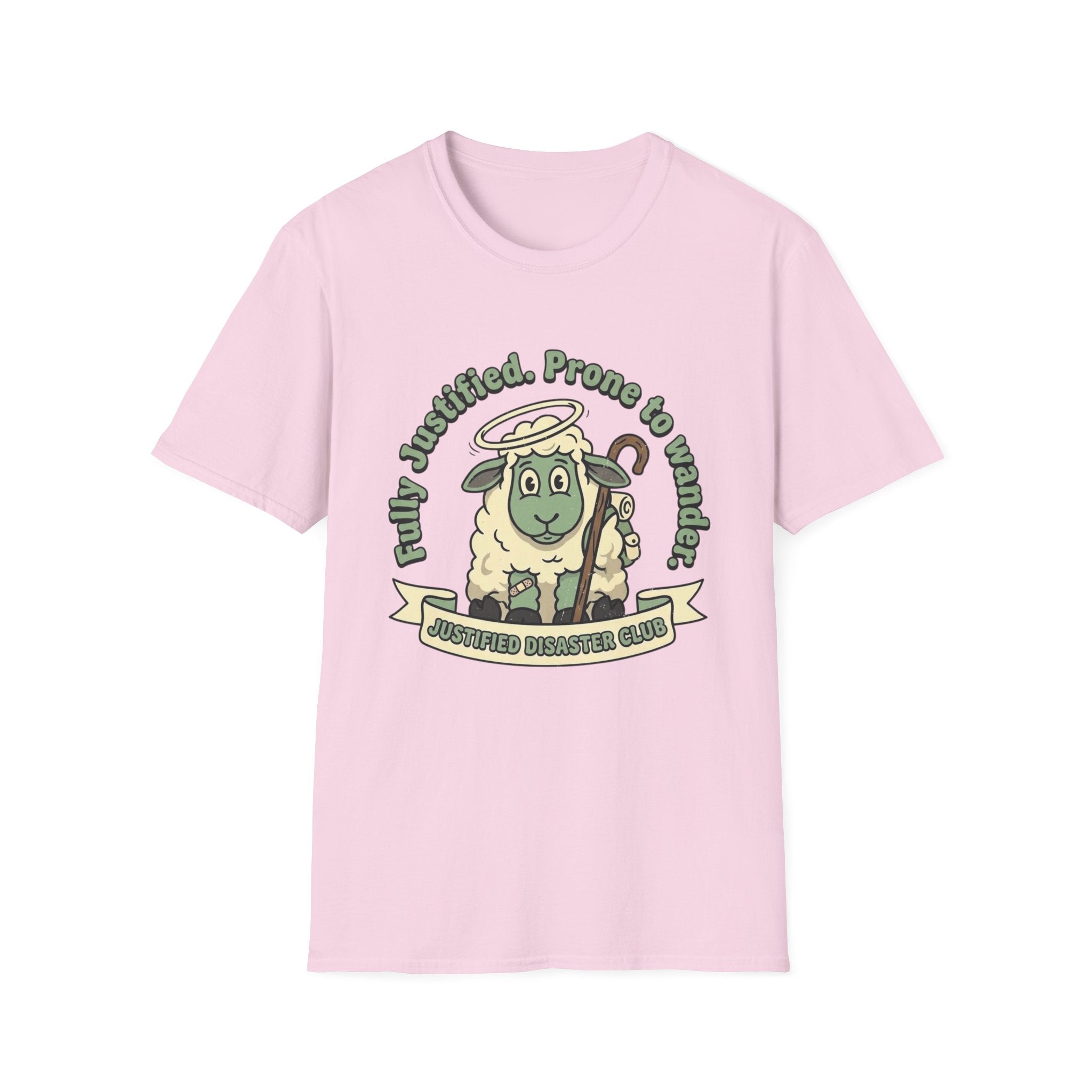 Fully Justified Prone to Wander Sheep T-Shirt