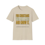 Christians are a Mess and Know It T-Shirt