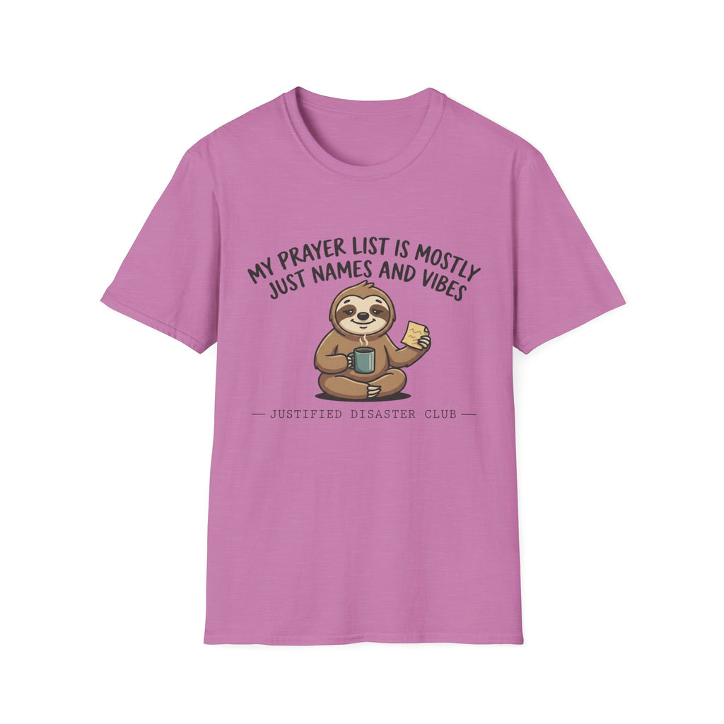 Prayer list is names and vibes T-Shirt