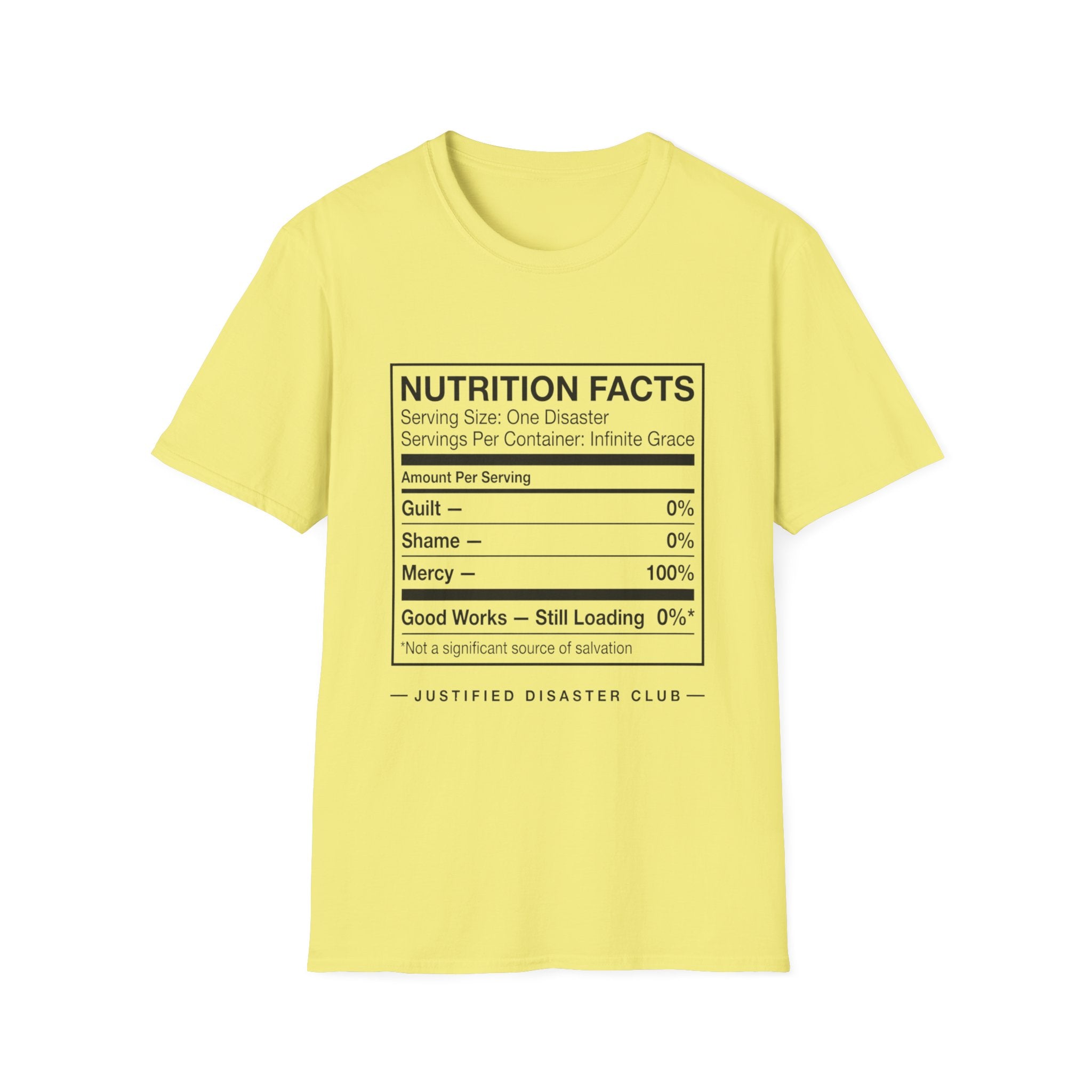 Nutrition Facts Label T-Shirt