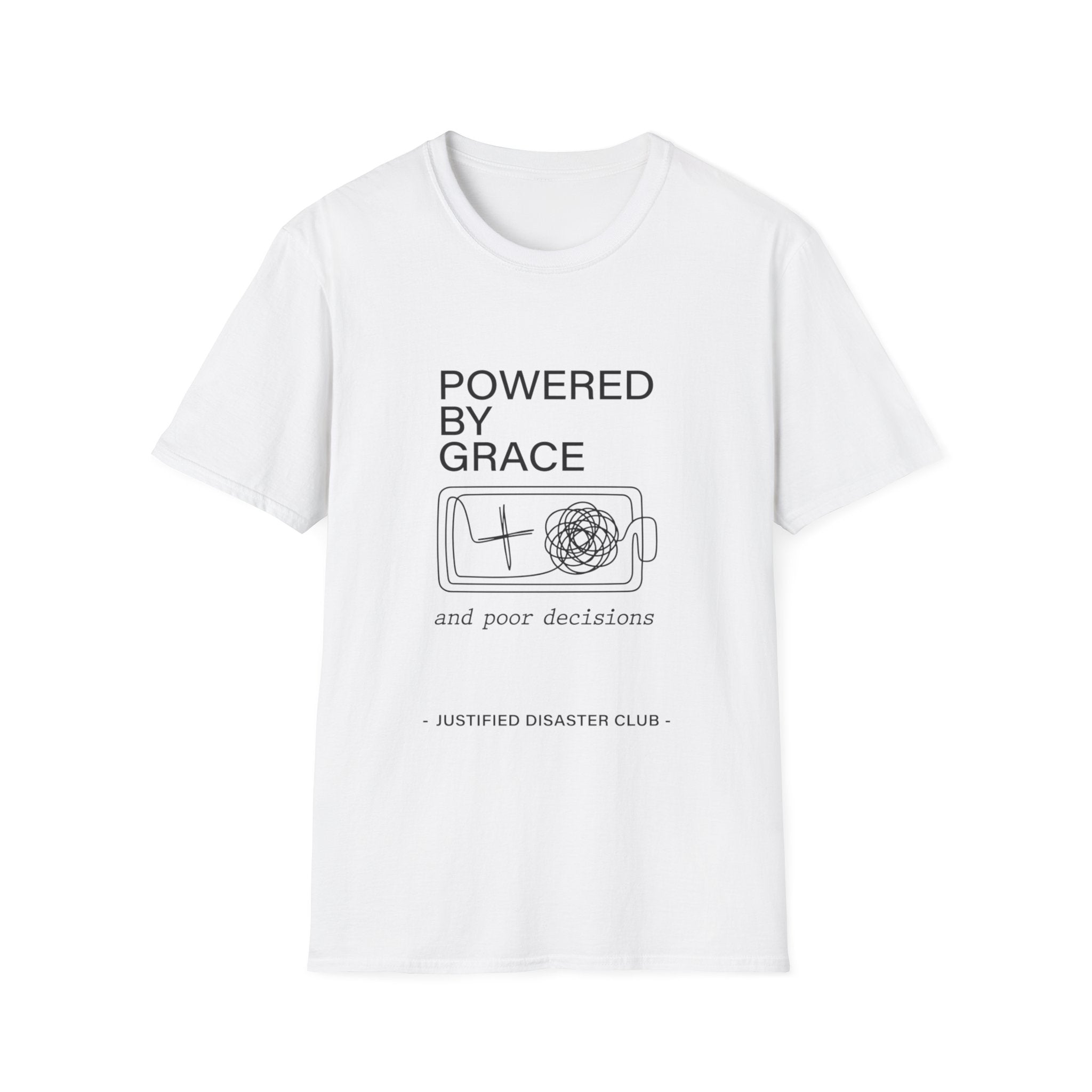 Powered by Grace and Poor Decisions T-Shirt