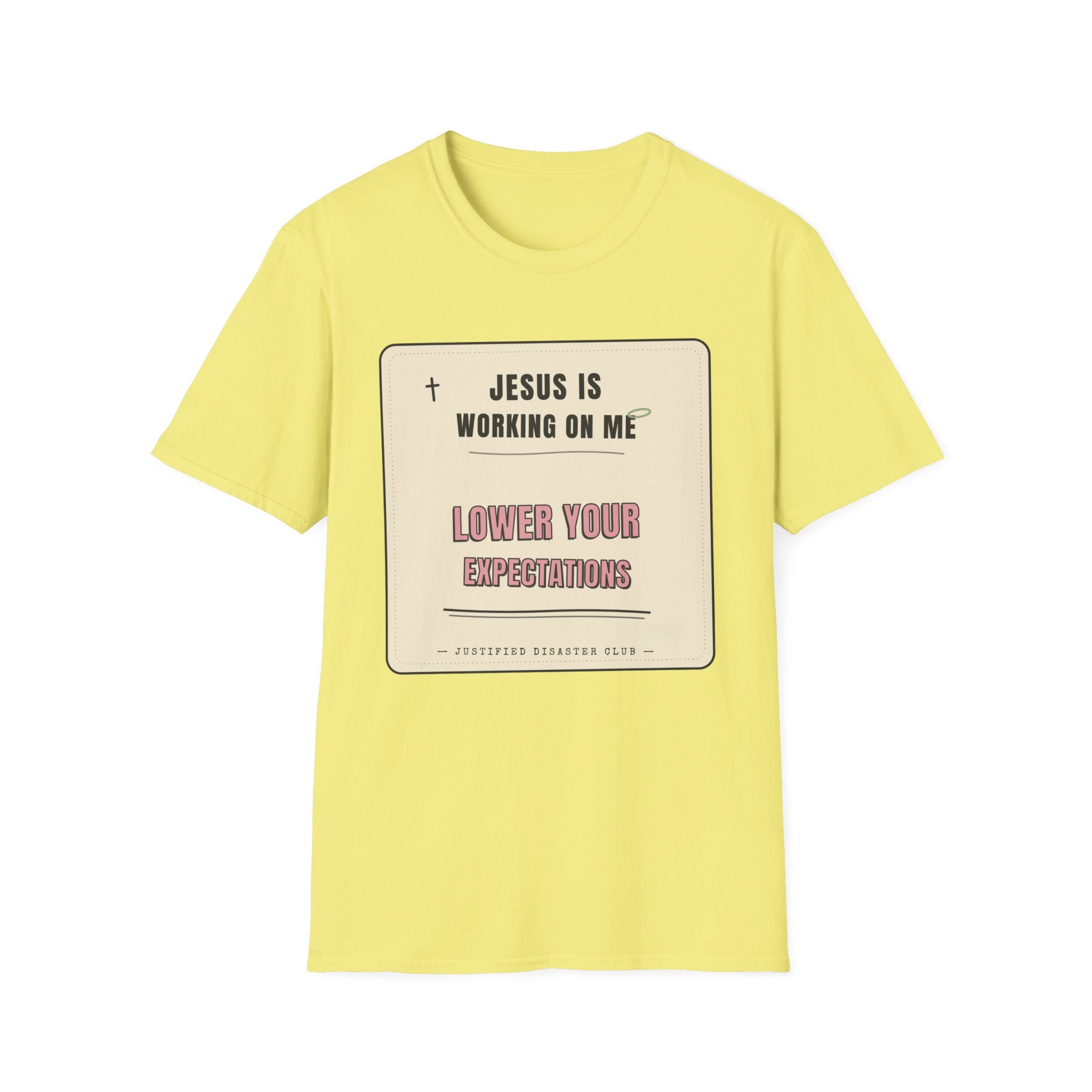 Jesus is working on my T-Shirt