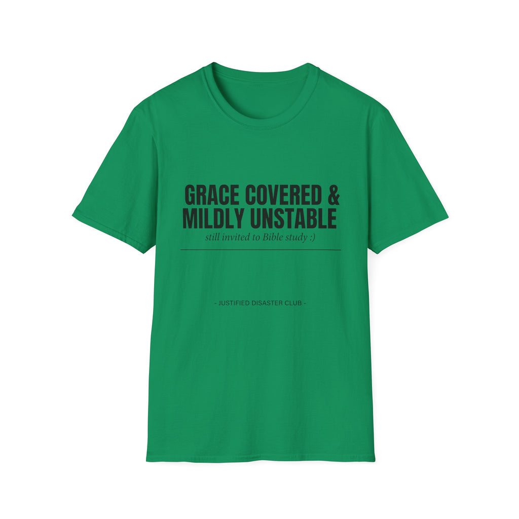 Grace covered Mildly unstable text T-Shirt