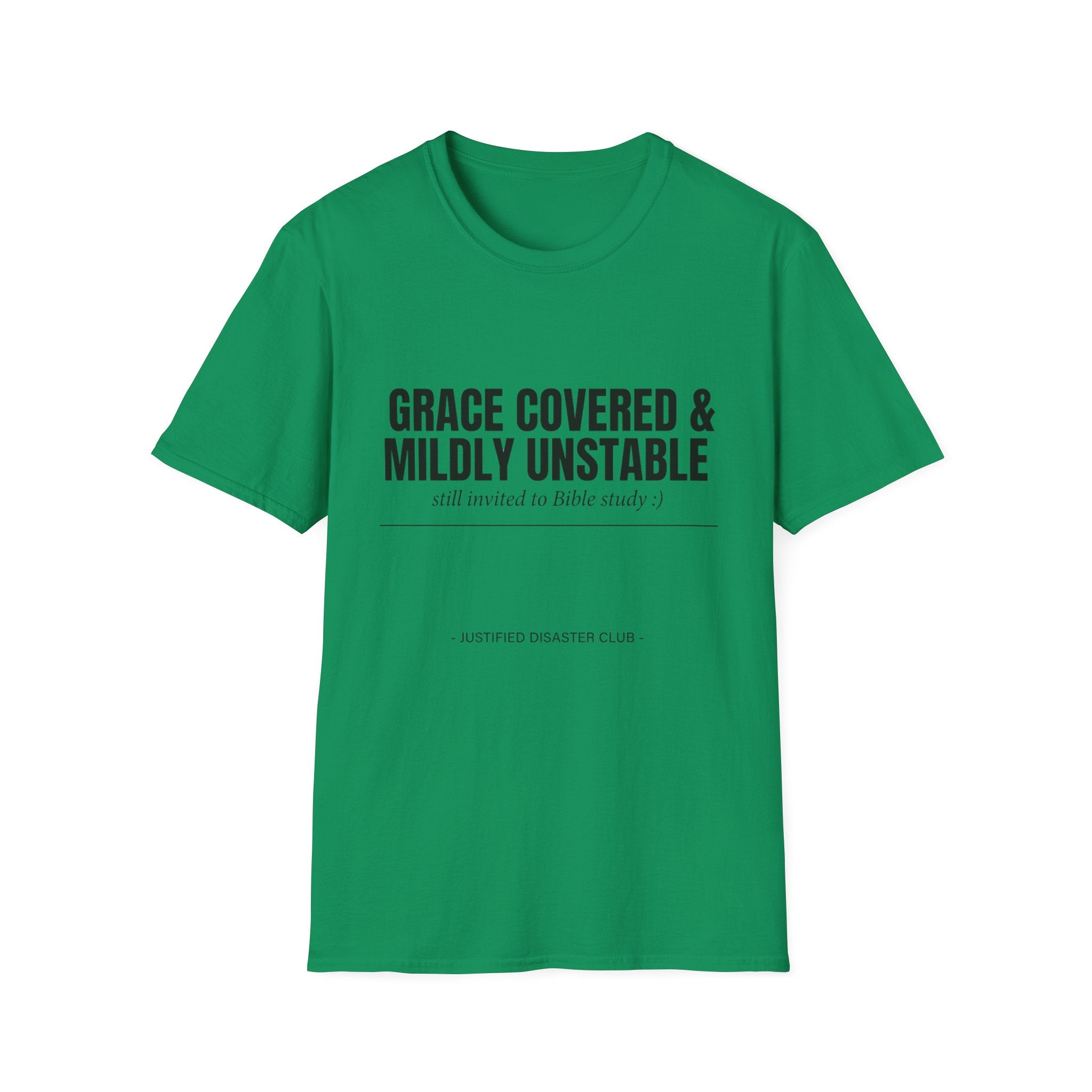 Grace covered Mildly unstable text T-Shirt