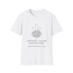 Justified but still a mess cross with messy string T-Shirt