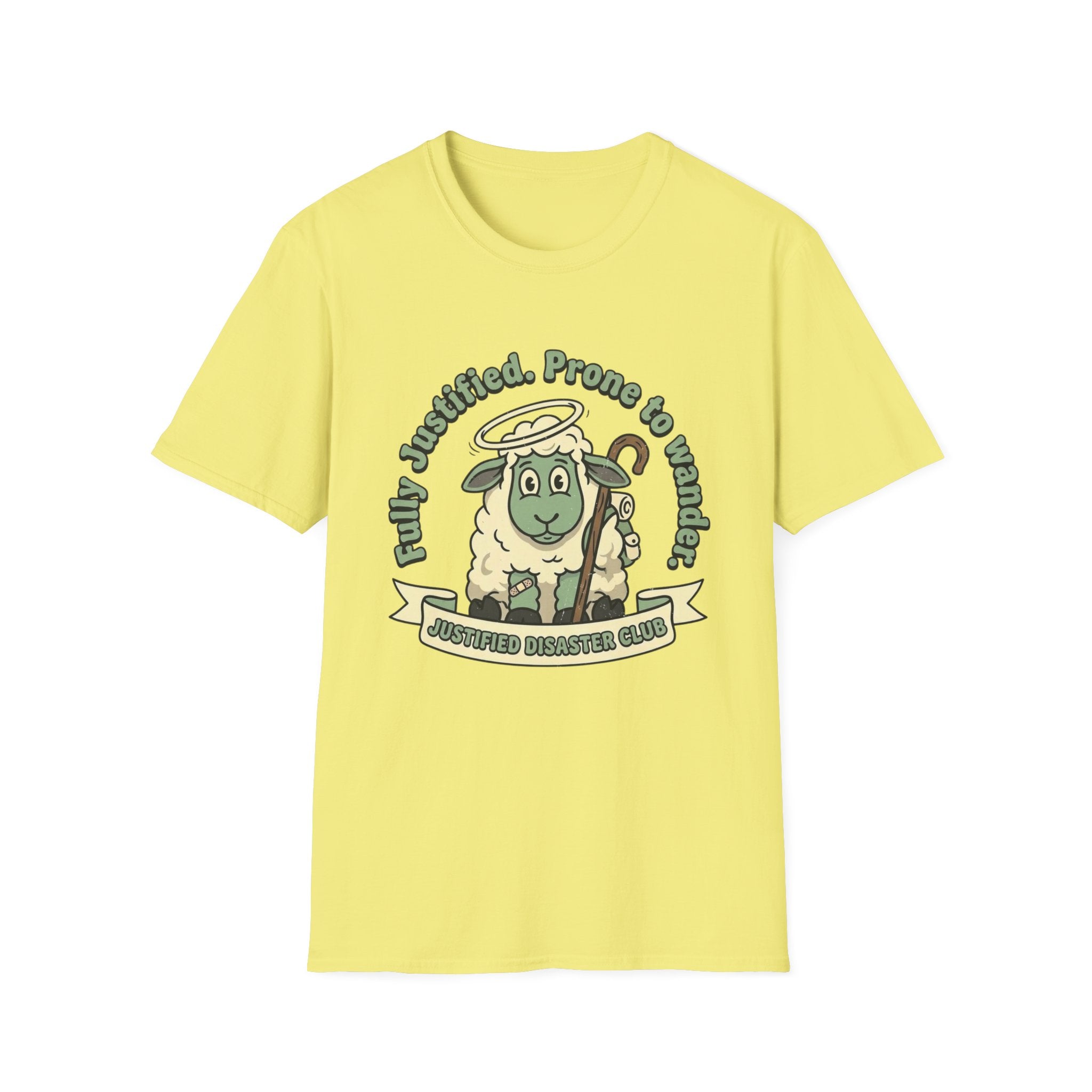 Fully Justified Prone to Wander Sheep T-Shirt