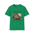 First of All I'm Justified Female Frog T-Shirt