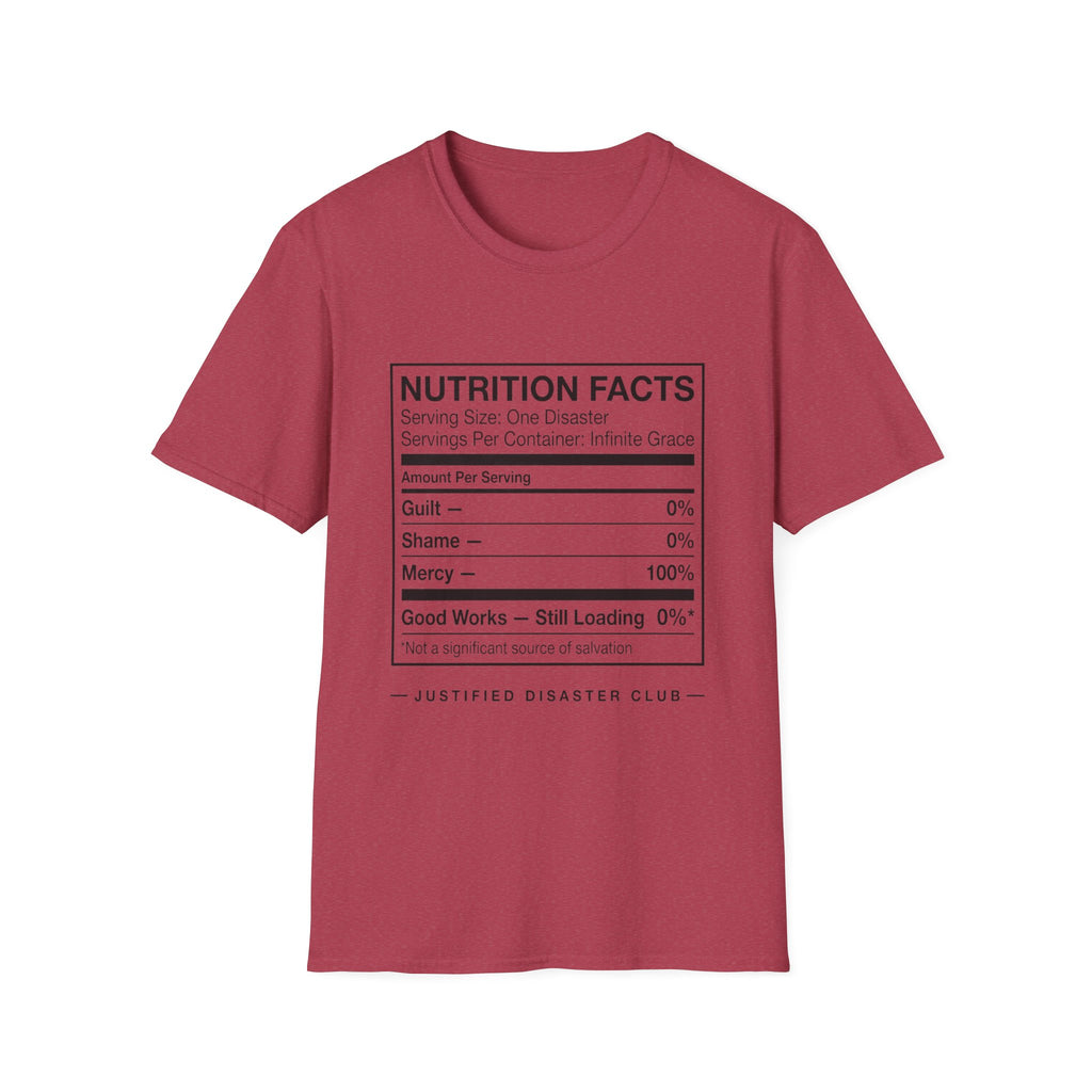 Nutrition Facts Label T-Shirt