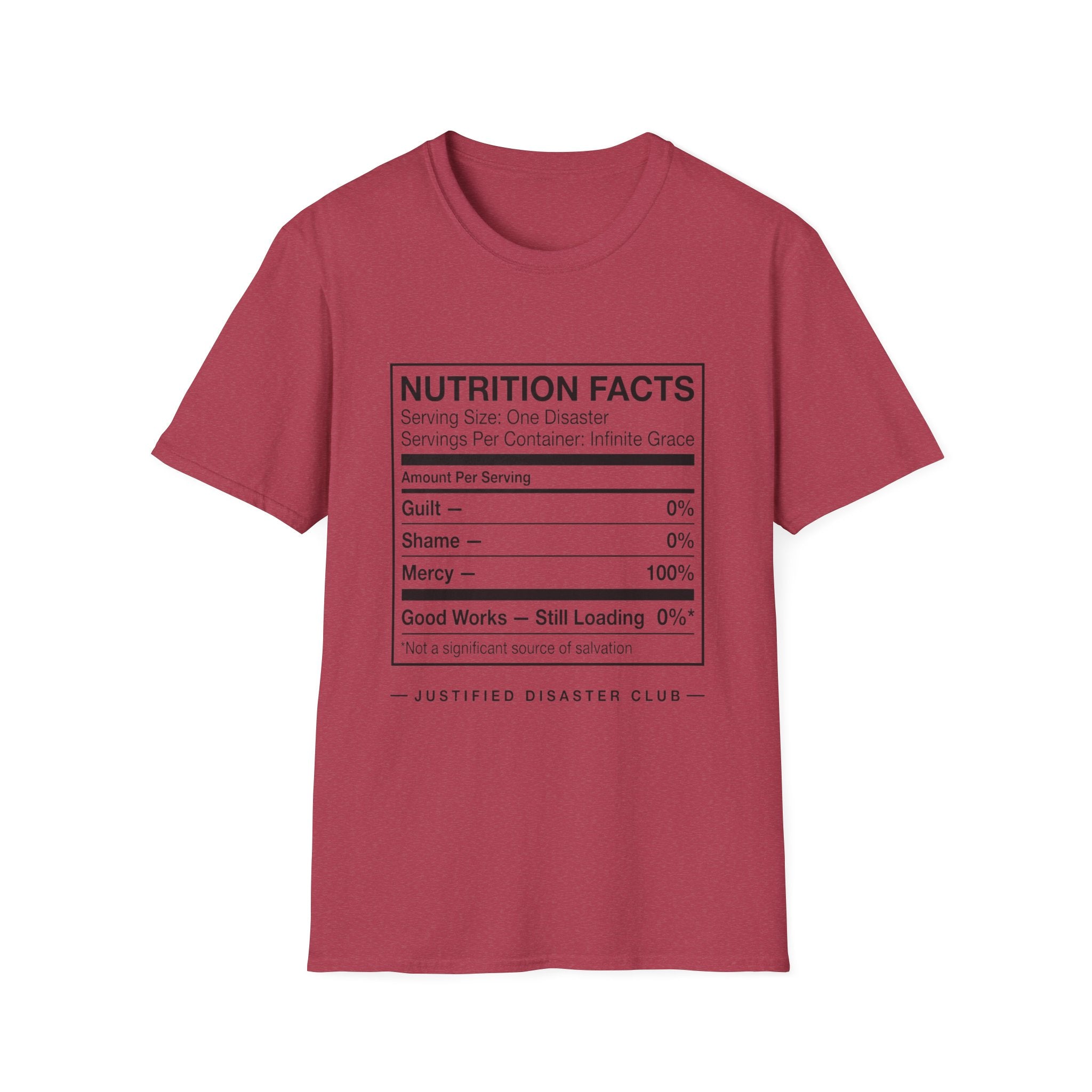 Nutrition Facts Label T-Shirt